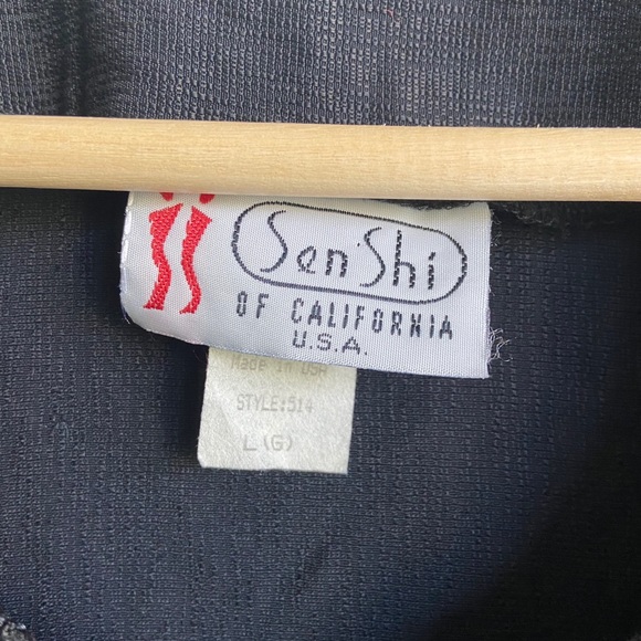 Vintage Sen Shi Black Lace Gold Rose Button Blouse - Picture 3 of 5